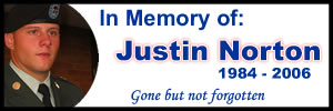 In memory of our friend and hero, Sgt Justin Norton